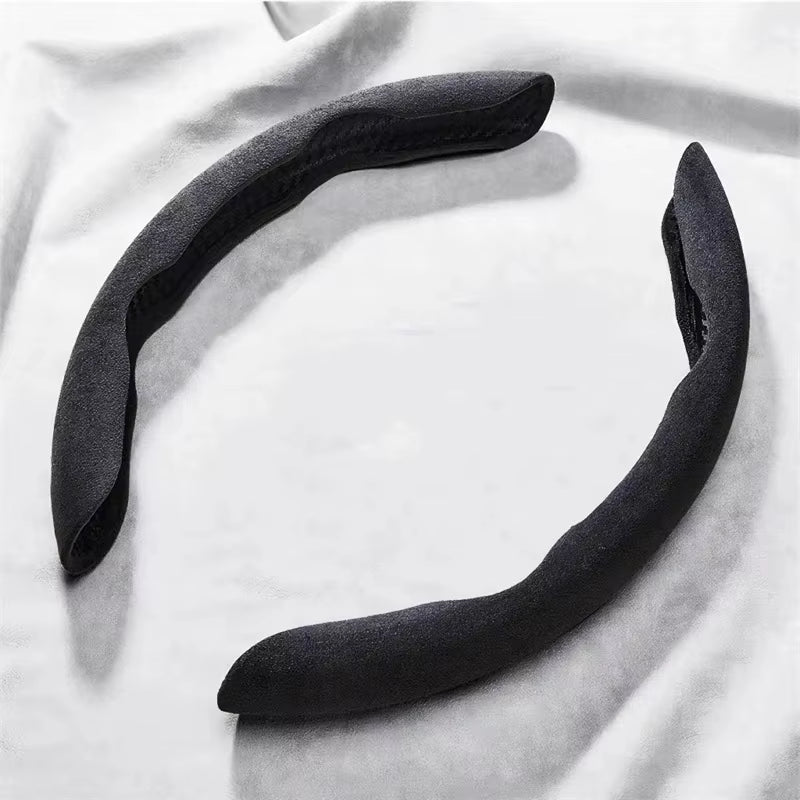 Suede Universal 38CM Car Steering Wheel Booster Cover Non-Slip Auto Interior Steer Protector Decoration Accessories